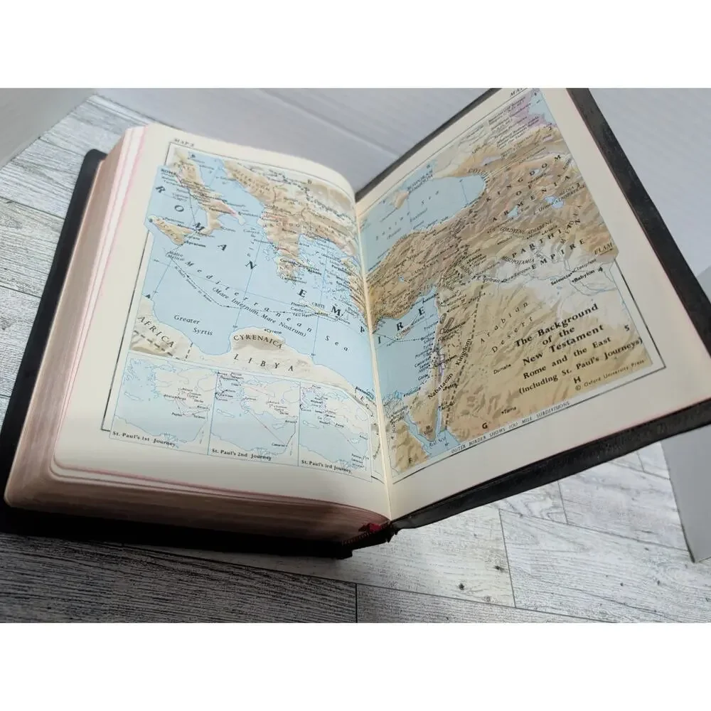 Holy BIBLE The New Scofield Reference Edition KJV Morocco Leather 1967 Oxford